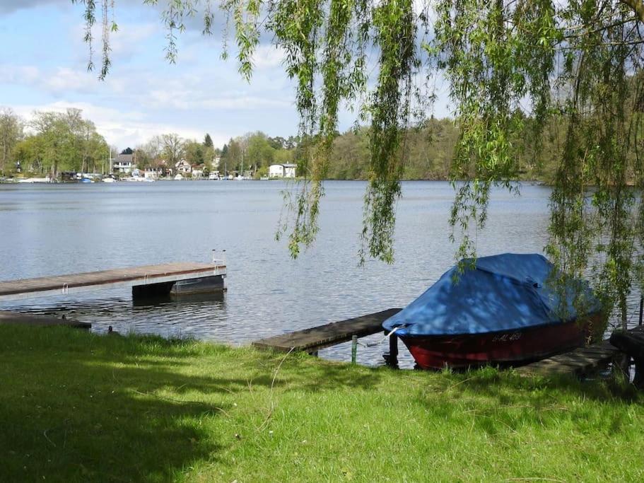 Dachwohnung Mit Wasserblick Und Eigenem Bootssteg 베를린 외부 사진