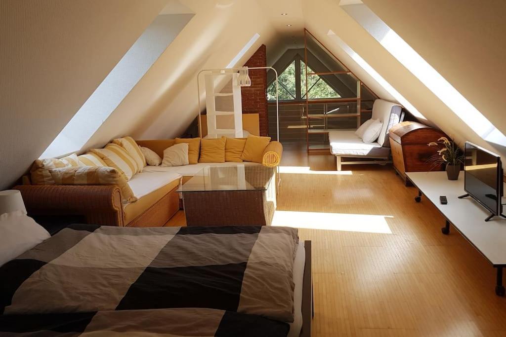 Dachwohnung Mit Wasserblick Und Eigenem Bootssteg 베를린 외부 사진