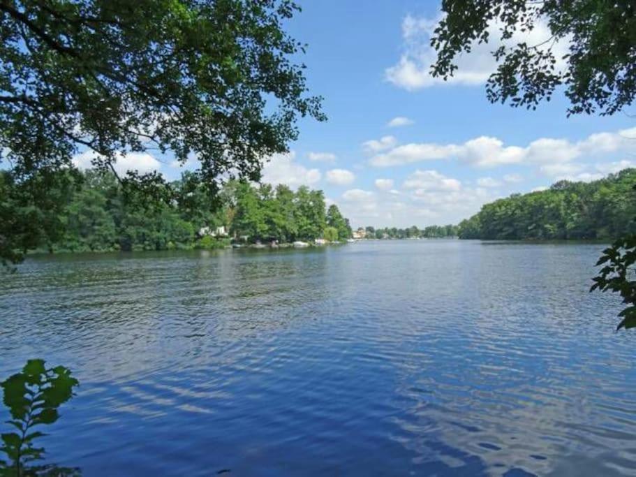 Dachwohnung Mit Wasserblick Und Eigenem Bootssteg 베를린 외부 사진