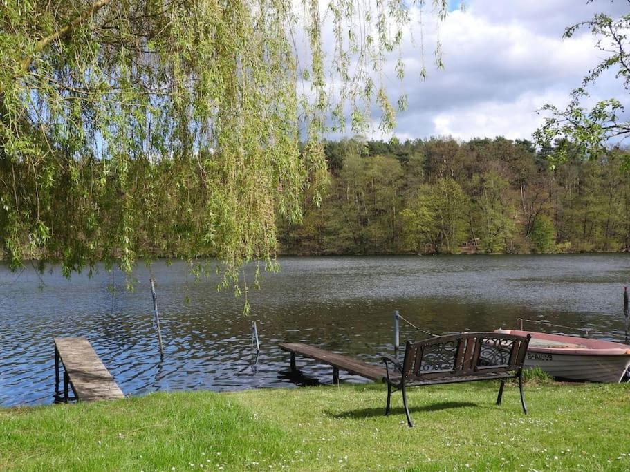 Dachwohnung Mit Wasserblick Und Eigenem Bootssteg 베를린 외부 사진